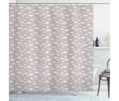 Colorful Tiny Droplets Shower Curtain