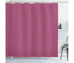 Polka Dot Inspired Pattern Shower Curtain