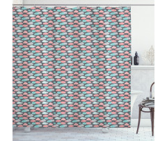 Abstract Cloud Shower Curtain