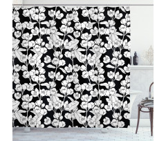 Freshly Blossoming Shower Curtain