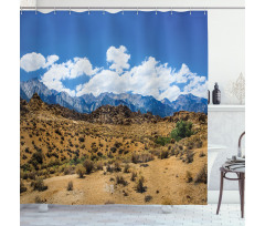 Barren Lands Landscape Shower Curtain