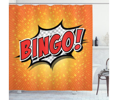 Cartoon Speech Bubble Shower Curtain