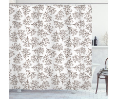 Chamomiles Sketch Shower Curtain