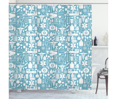 Medication Health Shower Curtain