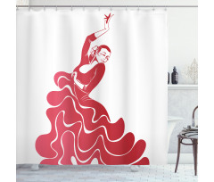 Flamenco Performance Shower Curtain