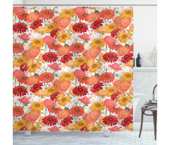 Spring Revival Blooms Shower Curtain