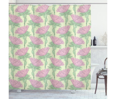 Lines and Strokes Design Shower Curtain