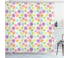 Romantic Arrangement Shower Curtain