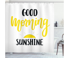 Morning Sunshine Shower Curtain