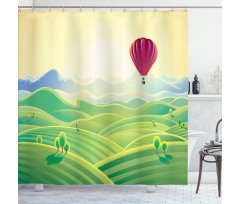 Peaceful Summer Field Shower Curtain