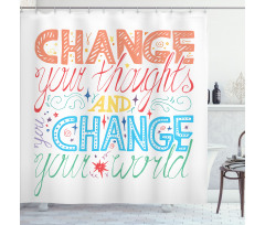 Inspirational Resilience Shower Curtain