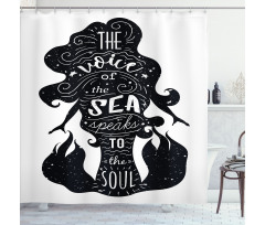 Voice of Sea Soul Shower Curtain