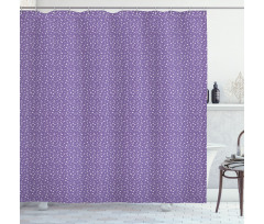 Cosmic Doodle Stars Shower Curtain