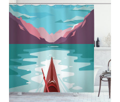Kayak Adventure Shower Curtain