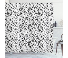 Sketch Pattern Shower Curtain