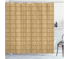 Moroccan Quatrefoil Shower Curtain