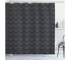 Boho Traditional Shower Curtain
