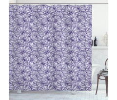 Delicate Flower Bouquet Shower Curtain