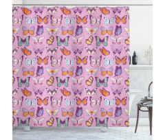Emperor Butterfly Shower Curtain