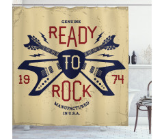 Ready to Rock Shower Curtain