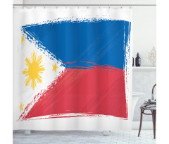 National Flag Shower Curtain