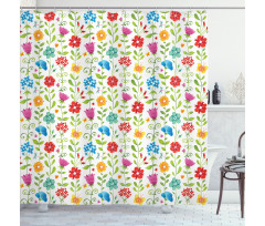 Garden Art Nature Revival Shower Curtain