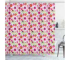 Sixties Peaces Shower Curtain