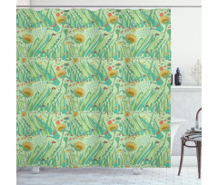 Agriculture Grass Ants Shower Curtain