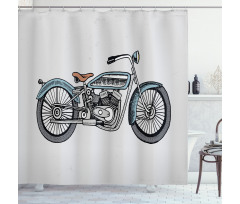 Off Road Bike Race Shower Curtain