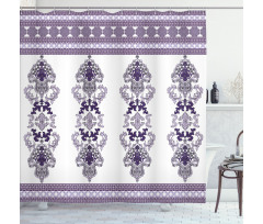 Middle Eastern Motifs Shower Curtain