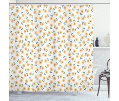 Amaryllis Daffodil Blossom Shower Curtain