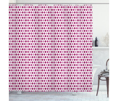 Retro Style Little Spots Shower Curtain