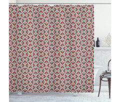 Abstract Classical Motifs Shower Curtain