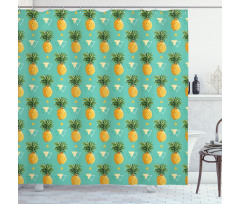 Hipster Fruits Shower Curtain