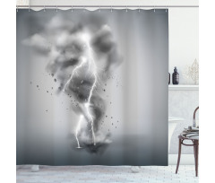 Thunder in the Whirlwind Shower Curtain