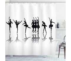 Ballerinas on Stage Dance Shower Curtain