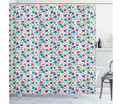 Chemicals Bacteria Cell Plant Shower Curtain