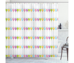Apparatus Colorful Solution Shower Curtain