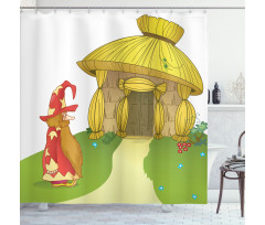 Fantasy Fairy Land Nursery Shower Curtain