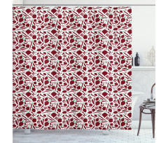 Various Types of Chilli Shower Curtain