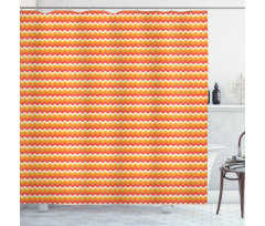 Modern Line Graphic Design Shower Curtain