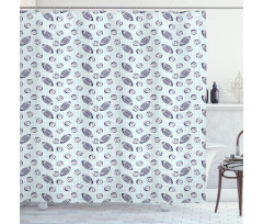 Checkered Squares Backdrop Shower Curtain