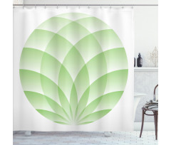 Lotus Flowers Asian Shower Curtain