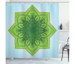 Sketch Flower Shower Curtain