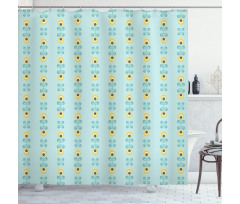 Scandinavian Style Abstract Shower Curtain