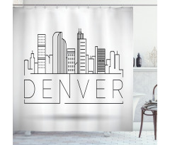 Modern Design Apartments Shower Curtain