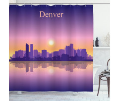 Dramatic Colorado Sunset Sky Shower Curtain