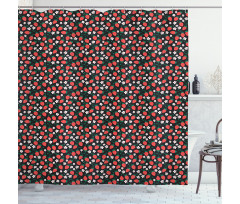 Fresh Summer Fruit Daisy Shower Curtain