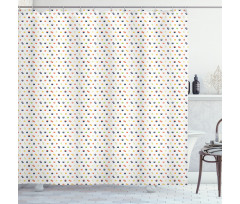 Cartoon Tiny Sushi Delicacies Shower Curtain