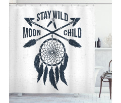 Feather Arrows Shower Curtain